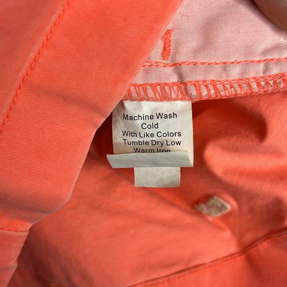 Vineyard Vines Day Boat Shorts in Cara Cara with Lime Green Whales Size 2 - Picture 8 of 9